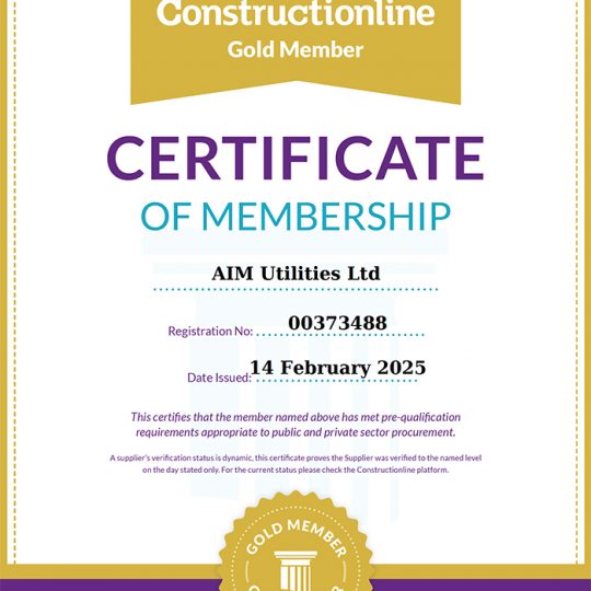 https://www.aimutilities.co.uk/wp-content/uploads/2025/11/Gold-Constructionline-Certificate-Issue-20250214-540x540.jpg